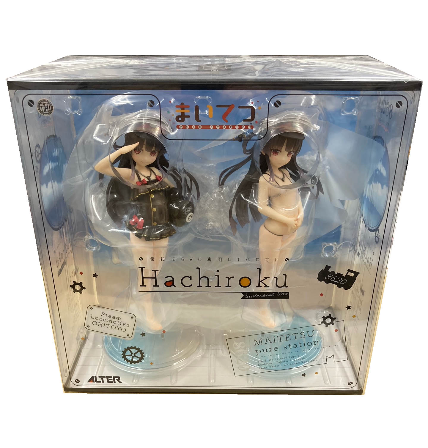 ハチロク 水着Ver. 「まいてつ pure station」 1/6 PVC＆ABS製塗装済み完成品