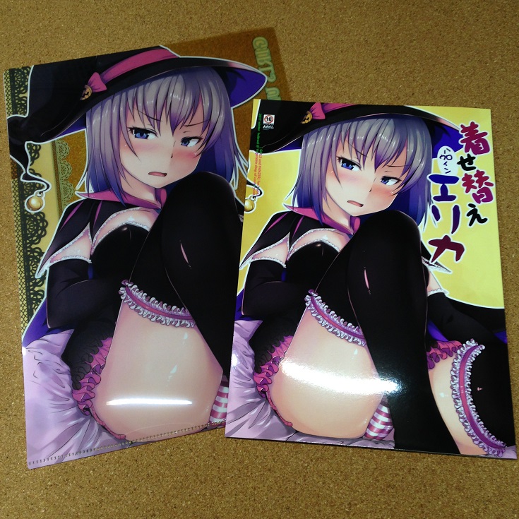 ぱんっあ☆ふぉー！9 ・2点セット( クリアファイル + 着せ替えエリカ )