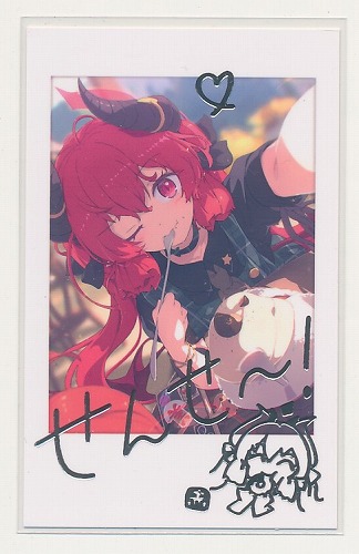 C106　ブルアカ　赤司ジュンコ　箔押しチェキ風カード