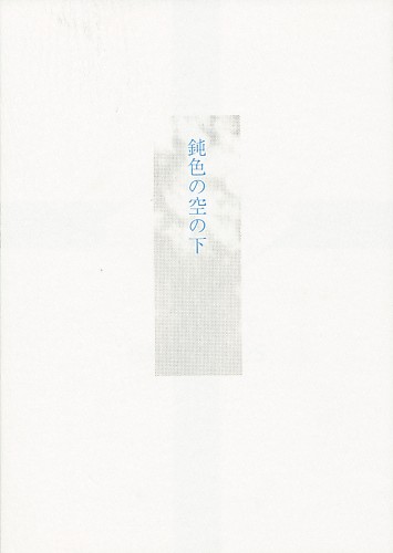 鈍色の空の下