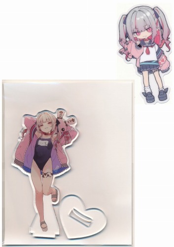 ステッカー付） にじさんじ　魔界ノりりむ　アクリルスタンド