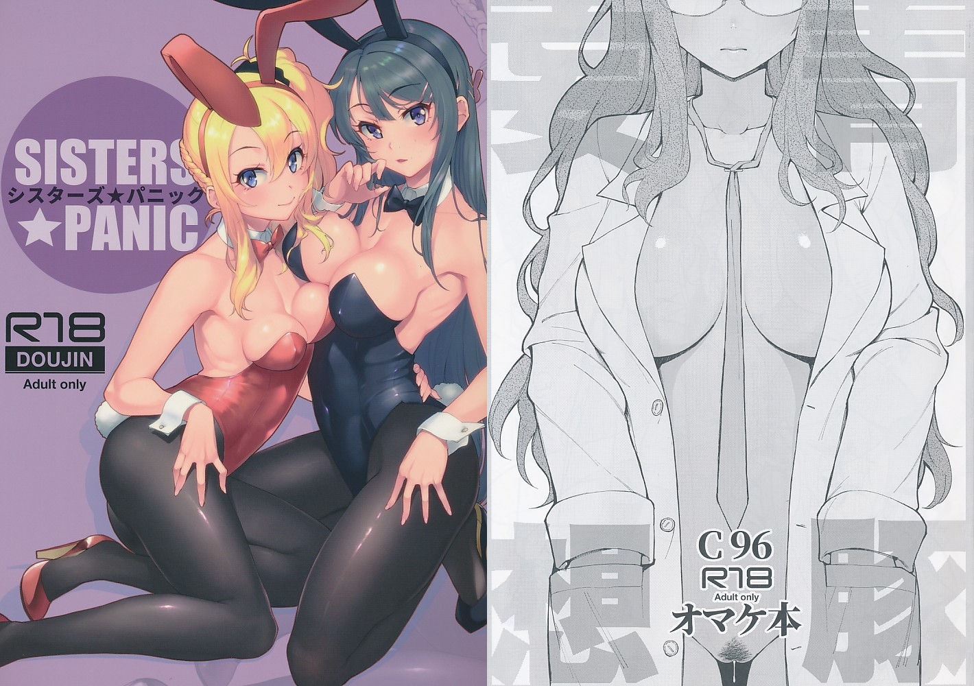 コミケ91・2点セット（青春ブタ野郎はバニーガール先輩の夢を見ない／C96オマケ本