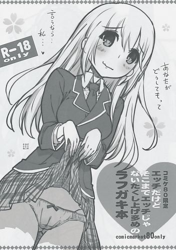 エッチだけどそこまでエッチじゃないたくし上げ多めのラフガキ本