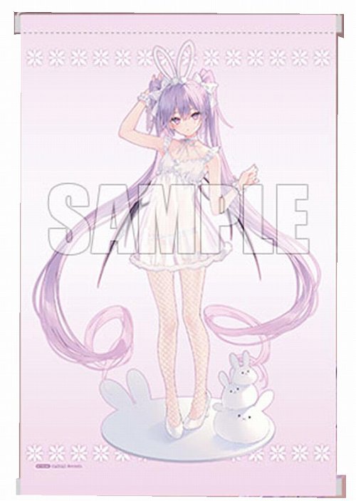 あみあみ限定B2タペストリー rurudo先生オリジナルキャラクター イヴ ウサミミランジェリー