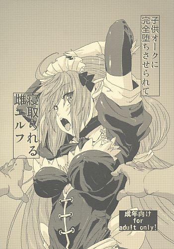 子供オークに完全堕ちさせられて寝取られる雌エルフ