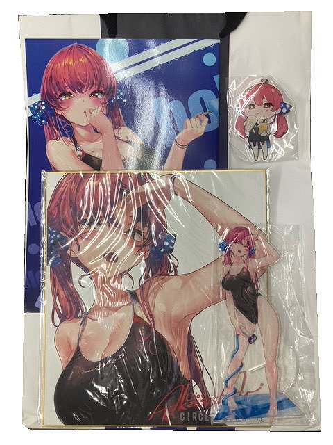 コミケ100/5点セット(アクキー+アクスタ+色紙+紙袋+)