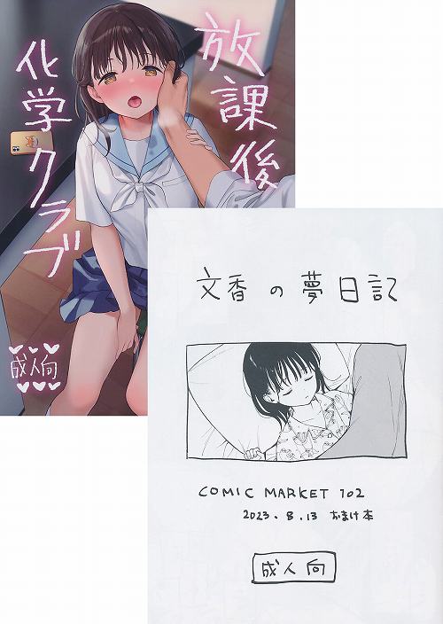 コミケ102・2点セット( 放課後化学クラブ / 文香の夢日記 )
