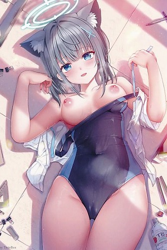 ブルアカ　砂狼シロコ　ポストカード