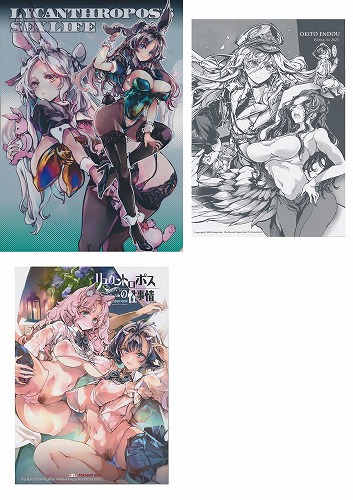 C106・3点セット(リュカントロポスの性事情+OKITO ENDOU WORK IN 2025+クリアファイル)