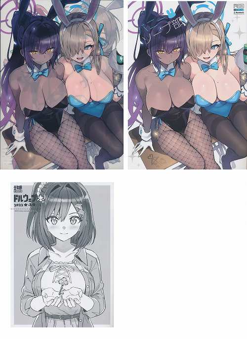 コミケ101・3点セット(A4同人クリアファイル　/　ドルウェブ本 2022★ふゆ \  /　バニーソープ部)