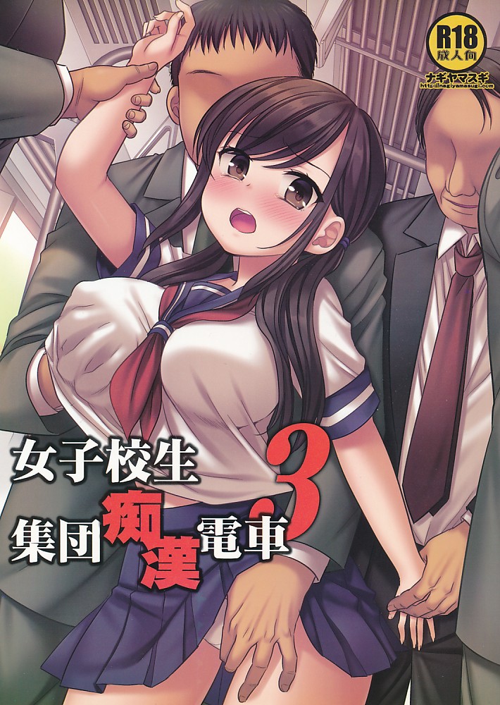 女子校生集団痴漢電車 3