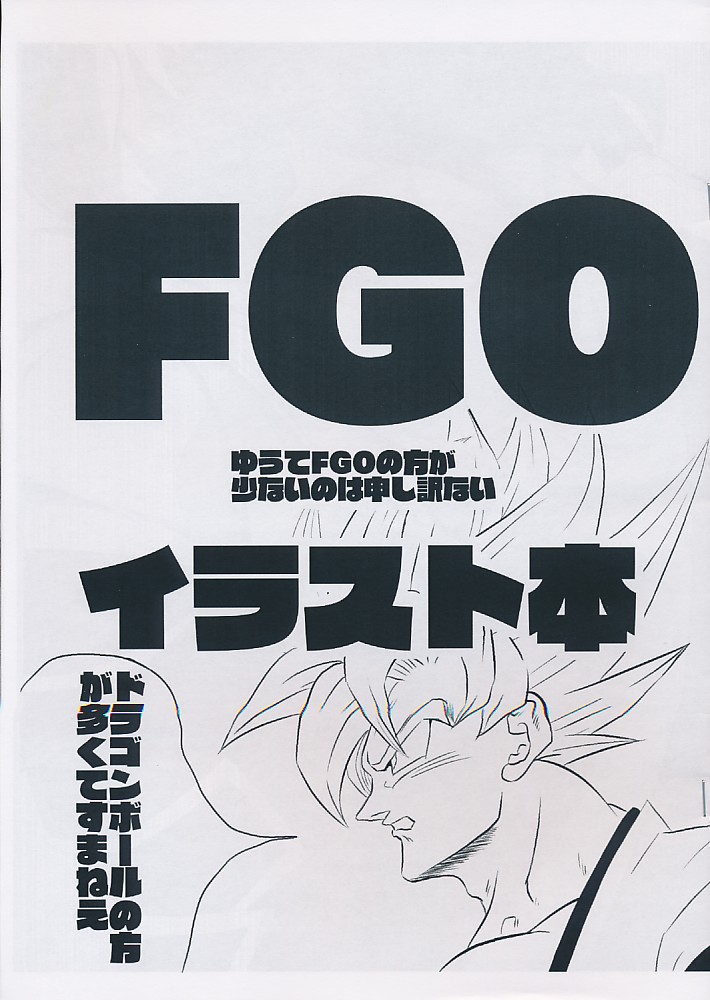 FGOイラスト本 ドラゴンボールの方が多くてすまねえ