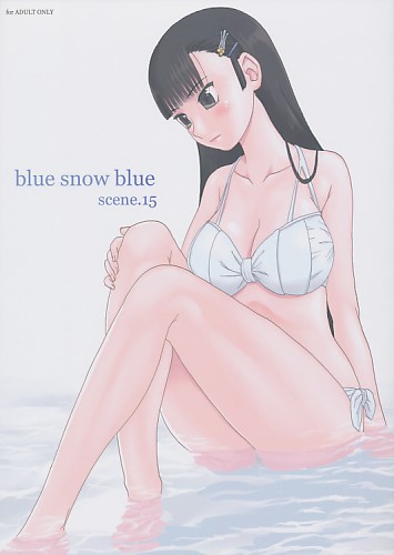 blue snow blue scene.15