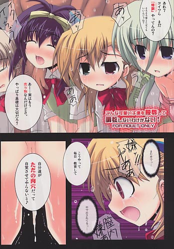 こんな可愛い子達を陵辱して調教しないわけがない!