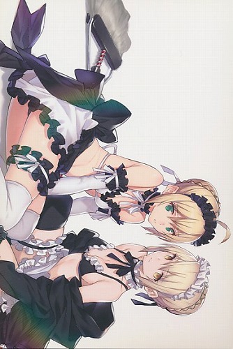 FGO　セイバー＆セイバーオルタ　ポストカード