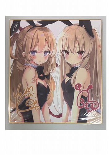 エアコミケC98　複製色紙(ろむむ＆猫美)