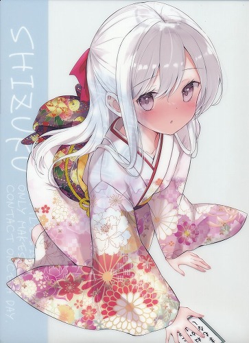 C104　オリジナルA4クリアファイル 着物