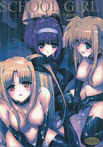 SCHOOL GIRL フェイト・すずか・アリサ・学園調教本