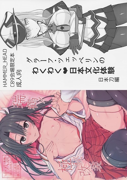 コミケ89 2点セット ( 瑞鶴ノ極秘改装 / グラーフ・ツェッペリンのわくわく日本文化体験 日本刀編 )