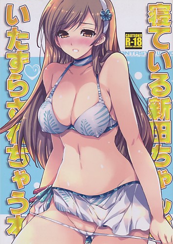 寝ている新田ちゃんがいたずらされちゃう本