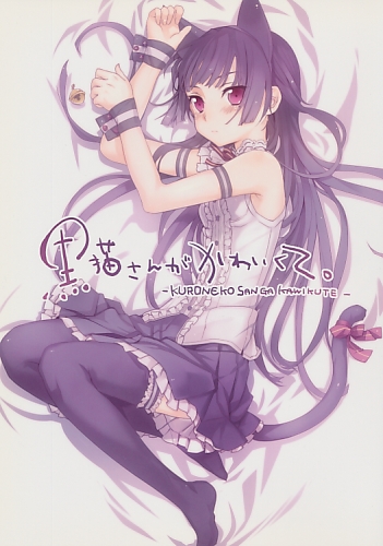 黒猫さんがかわいくて。