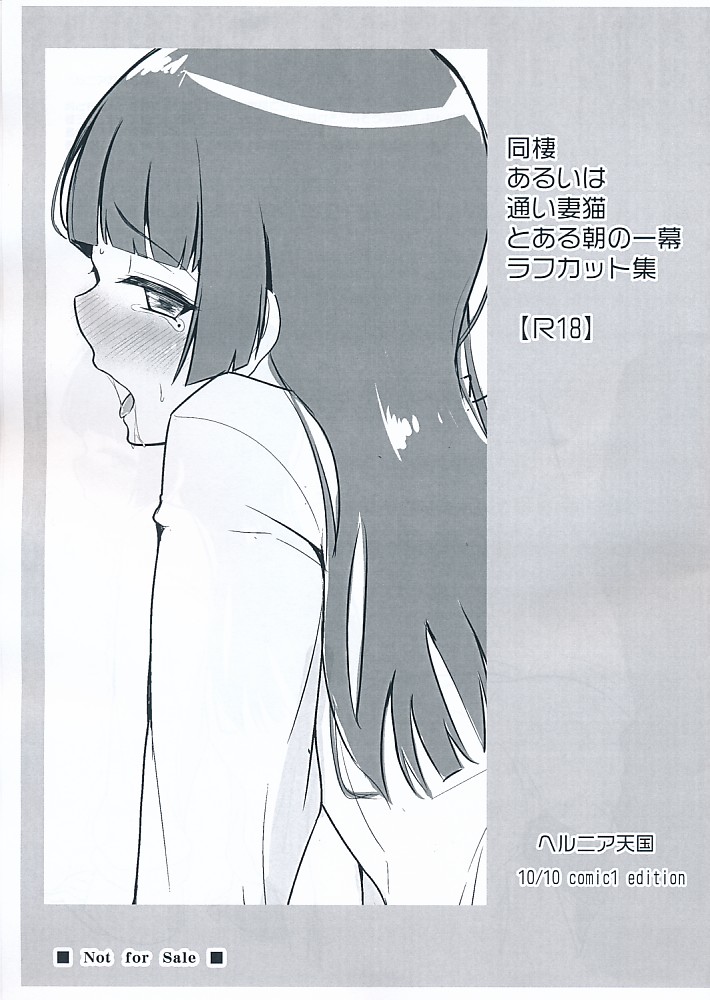 同棲あるいは通い妻猫とある朝の一幕ラフカット集
