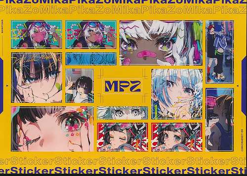 コミケ100限定　MikaPikaZo　MPZシール