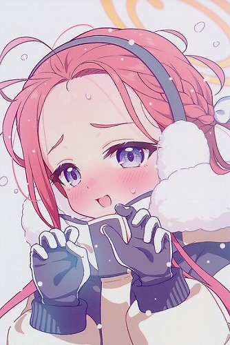 ブルーアーカイブ　ユズ　ポストカード