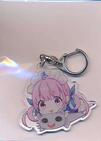 ホロライブ　湊あくあ　アクリルキーホルダー