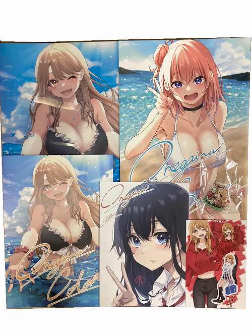 コミケ102・7点セット( 俺ガイル・彩 + 俺ガイル・夏 + 俺ガイル・C102 + アクリルキーホルダー + ステッカー + ランダムポストカード + クリアファイル )