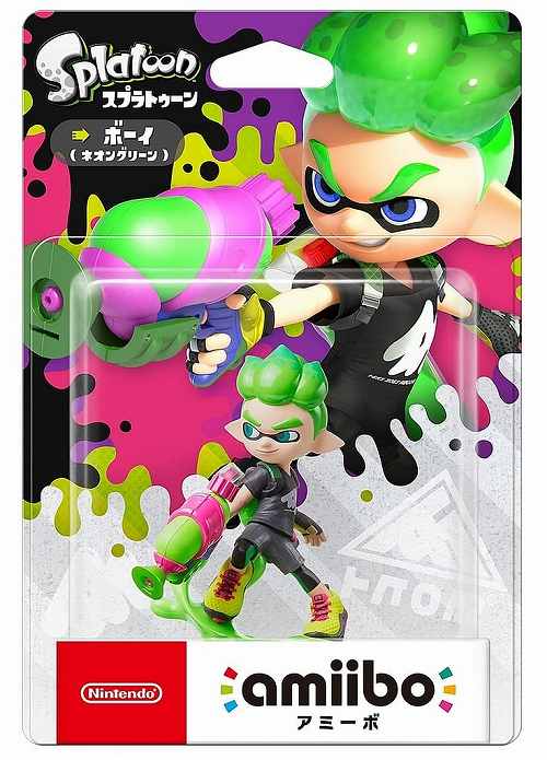 amiibo ボーイ【ネオングリーン】(スプラトゥーンシリーズ)